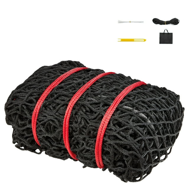 KFFKFF Round Bale Hay Net, 5.91 x 5.91 x 5.91 ft, 1.65 inch Holes, PE Material, Knotless Design, with Zip Ties, Needle Shuttle, Repair Twine and Storage Bag