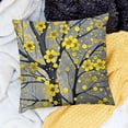 thumbnail image 2 of SHANXI Throw Pillow Covers Yellow Plant Cushion Cover Soft Pillow Cases for Home Sofa Bed Chair Car Office Decorative 20x20in, 2 of 5