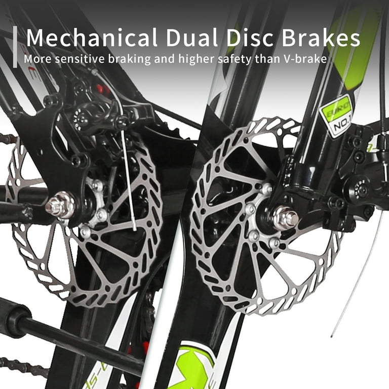 Eurobike X1 Mountain Bike 21 Speed Front Suspension Bicycle