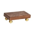 thumbnail image 4 of Pedestal de madera, expositor decorativo multifuncional, pedestal de madera 14 cm x 7 cm x 4 cm, 4 of 9