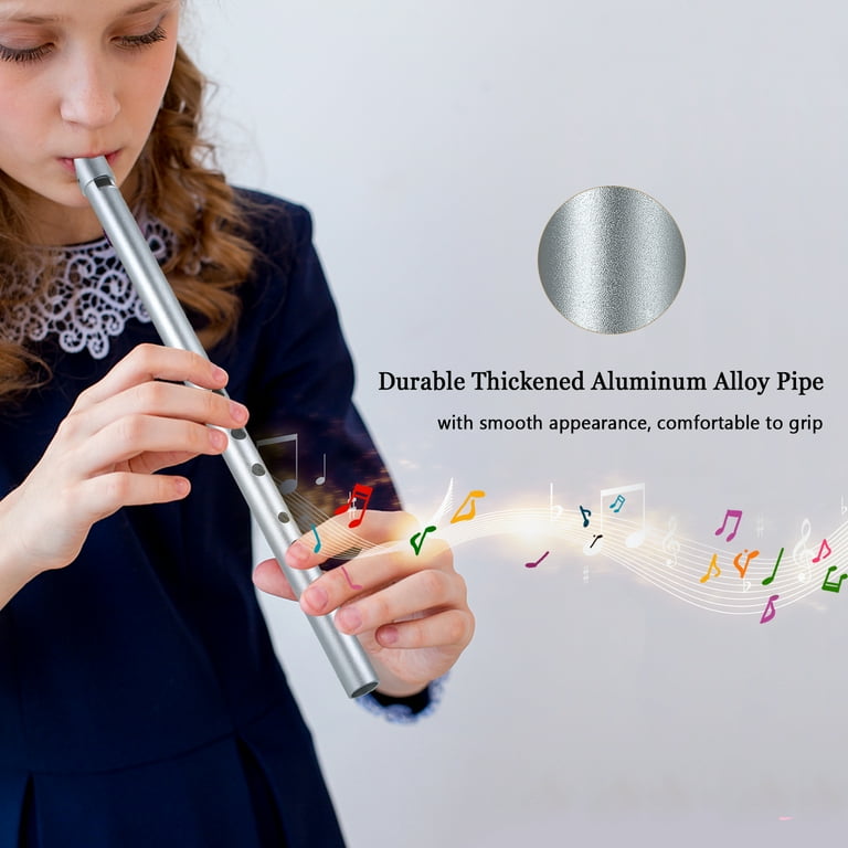 Irish Whistle Traditional Tin Penny Whistle 6 Holes Flute Wind Music Instrument Key of C