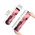 thumbnail image 4 of Pofeuu Delicate Pink Carnations Print 30cm Socks, Adult Running Hiking Socks for Youth and Adult, 4 of 7