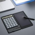 thumbnail image 3 of Calculadora Tableta de escritura Pantalla grande de 12 dígitos Bloc de notas Botón de bloqueo y E-Pen Bloc de notas Calculadora científica para dibujo Negro Baoblaze Tableta de escritura calculadora, 3 of 8