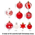 thumbnail image 2 of Adornos de bolas de Navidad para decoraciones navideñas, adornos de árbol de Navidad para decoración de fiestas y vacaciones, 2 of 5