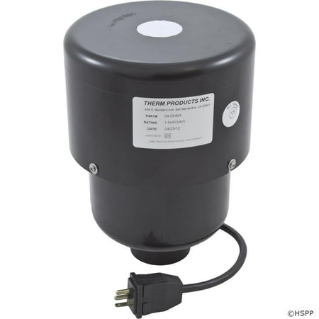 Therm Products 04-5540A 550 Series 1.5 HP 230V Spa Blower With Molded Cord