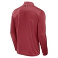 thumbnail image 3 of Men's Fanatics Cardinal Arizona Cardinals Defender Long Sleeve Quarter-Zip Jacket, 3 of 3