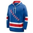 thumbnail image 2 of Men's Fanatics Blue New York Rangers Prime Time Fleece Hoodie, 2 of 4