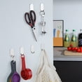 thumbnail image 4 of 10 Piezas Gancho de Pared Adhesivo, Gancho de Pared para Baño, Colgador de Toallas para Platos de Cocina, Gancho para Toallas de Acero Inoxidable, Gancho de Acero Inoxidable 304, Gancho de Metal Autoa, 4 of 5
