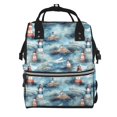 thumbnail image 1 of Disketp Sea Marine And Lighthouse Mochila de Pañales de Gran Capacidad con Múltiples Bolsillos, Mochila de Viaje Multifuncional para Bebé, Unisex, Moderna y Resistente, 1 of 6