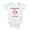 Pink Heart, variant on My Best Friend is A RAT Terrier Dog Funny Baby Jumpsuits Newborn Clothes