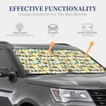 thumbnail image 4 of Bingfone Train With Animals Windshield Sun Shade 2-Piece Foldable Car Front Window Sunshade for Most Sedans SUV Truck-Medium, 4 of 6