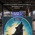 thumbnail image 3 of Bathroom Scale, Highly Accurate Digital Body Scale,Precisely Measures Weight up to 400 lbs-Wolf Howling At The Moon With Mountains, 3 of 4