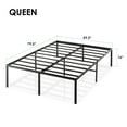 thumbnail image 5 of Best Price Mattress 16" Metal Platform Bed Frame, Heavy Duty Steel Slats, Black, Queen, 5 of 9