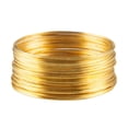 thumbnail image 3 of 5x50 Bucles Alambre De Joyería Alambre De Memoria Para Fabricación De Joyería DIY Para Pulsera Brazalete Oro, 3 of 8