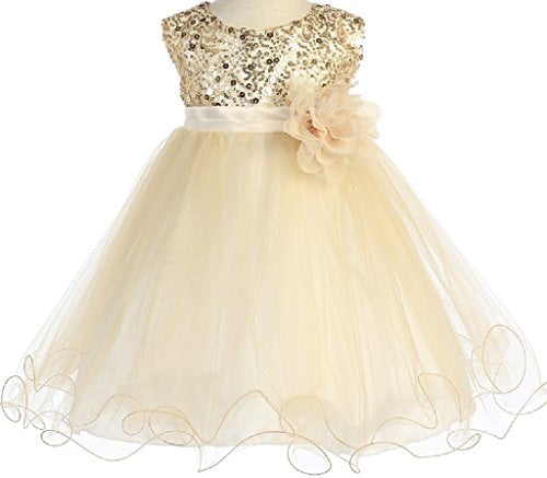 baby gold dress