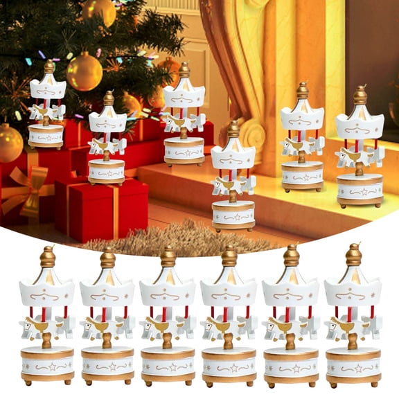 WUJGXI Christmas Mini Desktop Ornament Holiday Decoration Festive Toy For Home Party