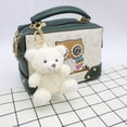 thumbnail image 1 of Llavero con forma de oso de peluche rizado de dibujos animados, colgante para bolso, carcasa creativa para teléfono móvil, accesorios de joyería, muñeca, 1 of 6