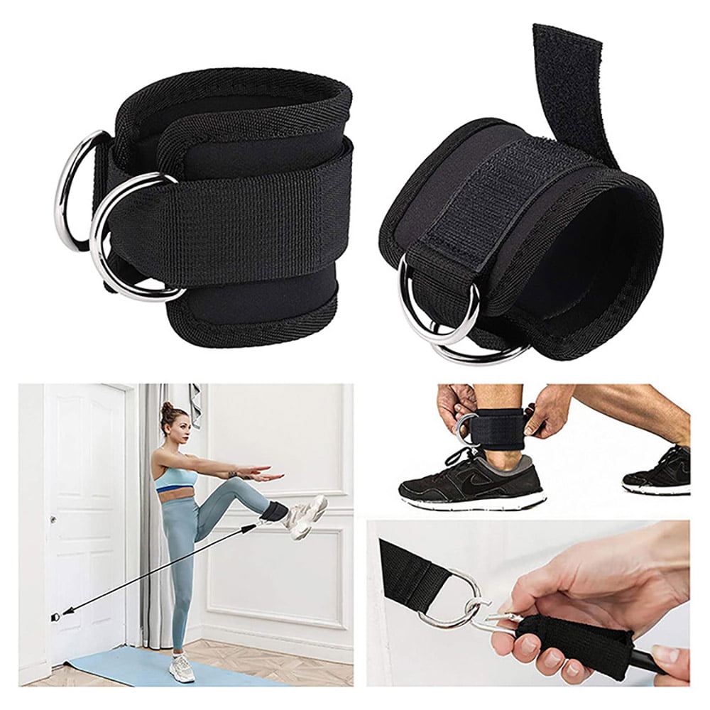 2 Pack of Fitness Ankle Strap for Cable Machines for Kickbacks