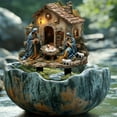 thumbnail image 4 of CxhicLuv Newborn Baby Garden Decoration, LED Nativity Scene with Ground Plug, Religious Christmas Outdoor Decor, Illuminating Christmas Decorations for Yard & Patio, Holiday Garden Decor, 4 of 5