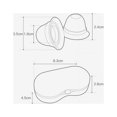 thumbnail image 2 of Pack Ventosas Invisibles para Corrector Plano e Invertido - Fabricadas en Silicona de Grado Alimenticio (Cierre de Pezón con Estuche Portátil), 2 of 5
