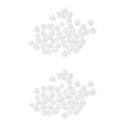 thumbnail image 1 of Couvercle Rond en Plastique avec Vis Blanc 100 Pcs pour Trou de 5mm de Diamètre, 1 of 5