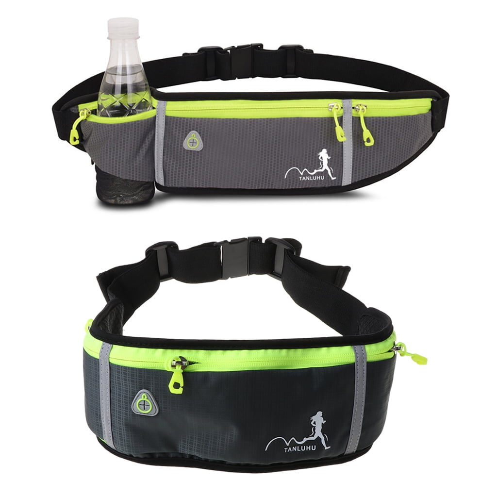 Sport Belt Waist Pack Pouch Water Bottle Holder Bag For Running Jogging Hiking 