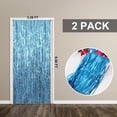 thumbnail image 6 of 2 Pack Backdrop Birthday Decorations Foil Curtain Backdrop Streamers Dance Party Decorations New Years Eve Party Supplies（3.28×6.56ft）, 6 of 6
