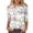 Y133#Sky Blue, variant on Ichuanyi Womens Easter Printed 3/4 Length Sleeve Round Neck Tops Summer Dressy Casual Printed Tunic Tops Women Blouses