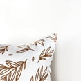 thumbnail image 4 of Brown Leaf Repeat Pattern | Throw Pillow Cover  | Baby Nursery Decor | Baby Shower Decorations | Nursery Pillow | Gift Ideas, 4 of 4