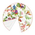 thumbnail image 3 of Bingfone Christmas Tree Skirt Mat Christmas Decoration Interior 36"-Wild Exotic Birds And Flowers, 3 of 8