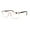 Gold Tortoise, variant on Mens Metal Half Rim Rectangular Reading Glasses Gold Tortoise+2.75