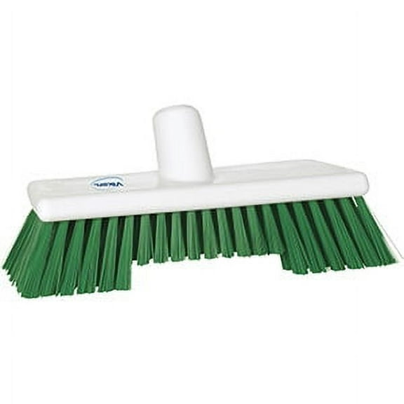 Vikan Narrow Flared Deck Scrub- Stiff - Green (1 Unit)