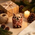 thumbnail image 4 of AOMXGD Plaid Blanket Themed Acrylic Christmas Hanging Ornament, Festive Tree & Wall Pendant For Seasonal Display & Gifting, 4 of 6