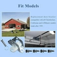 thumbnail image 3 of 41A5047 Door Bracket for Garage Door Openers, Replacement Door Bracket Compatible with All Chamberlain, Craftsman and LiftMaster Models Made After 1993, with Pin and Clip & 4 Fasteners, 3 of 8