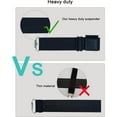 thumbnail image 5 of Bed Sheet Straps Set, Elastic Fasteners with Metal Clips, Sheet Holders for Corners, Fitted Sheet Clips to Hold Sheets in Place, Bed Sheet Clips with Adjustable Bed Bands (4 Pcs Black), 5 of 8