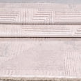 thumbnail image 2 of Beige Modern Acrylic Area Rugs for Living Room Jacquard Textured Modern Rugs Soft Geometric Rug for Bedroom Mid Century Washable Rug Non-Slip Bohemian Perfect for Dining Room Office, 2 of 6