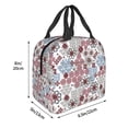 thumbnail image 3 of Vsdgher Abstract Floral Lunch Bag, Lunch Box for Women Adult Men, Lunch Tote Insulated Cooler Lunch Container for Work/Office/Picnic/Travel, 3 of 8