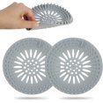 thumbnail image 1 of coladores de silicona para fregadero de cocina, filtro de pelos para ducha, protección de desagüe, para fregadero de cocina y baño (gris), 1 of 1