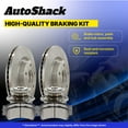 thumbnail image 4 of AutoShack Front & Rear Brake Rotors Ceramic Brake Pads Wheel Bearing Hub Assembly | Replacement for 2017-2019 Nissan Sentra 1.6L FWD | 16-PC Kit, 4 of 6