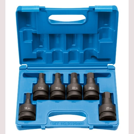 

Grey Pneumatic 9196MH 1 Drive 6 Piece Hex Driver Metric Set Socket