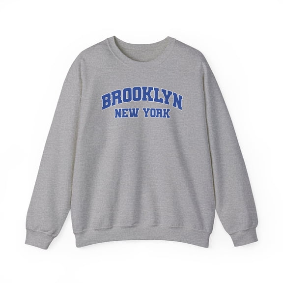 Brooklyn New York NY Sweatshirt Gifts Crew Neck Shirt Long Sleeve Unisex