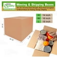 thumbnail image 2 of 18x16x14 Moving & Shipping Boxes, Extra Strength, Heavy-Duty Corrugated Cardboard Boxes for Packing, Storage, Shipping, Transport, Commerce (5), 2 of 3