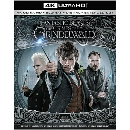Fantastic Beasts: The Crimes of Grindelwald (4K Ultra HD + Blu-ray + Digital (Best 3d Blu Ray Videos)