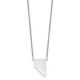 thumbnail image 2 of Auriga Fine Jewelry 925 Sterling Silver Rh-plated Nevada State Necklace for Women, 2 of 5
