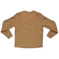 thumbnail image 2 of Coleman Men's Bonded Waffle Sherpa Lined Stain Resistant Henley (Walnut Heather, M), 2 of 2