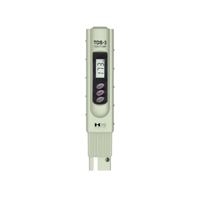 Medidor de TDS HM Digital TDS-3 portátil 0-9990 ppm con funda