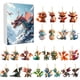 thumbnail image 2 of mfyjkho Calendario de Adviento navideño, adornos colgantes de dinosaurio bebé, decoración festiva para el hogar, juego de 1, 2 of 4