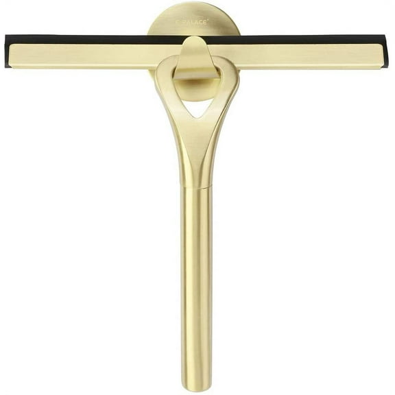 Stainless Steel Shower Squeegees All-Purpose Mirror/Window/Glass Wiper Scraper Golden Shower Squeegee