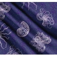 thumbnail image 3 of Soimoi Cotton Voile Fabric Animal Skin,Shell & Octopus Ocean Printed Fabric 1 Yard 56 Inch Wide, 3 of 7