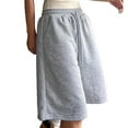 thumbnail image 3 of Aobny Capri Hiking Pants Gaucho Baggy Gray Women Pants High Waisted Culottes Cropped Comfy Pants, 3 of 4